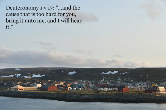 Arctic landscape cards with Biblical text Pack 2.