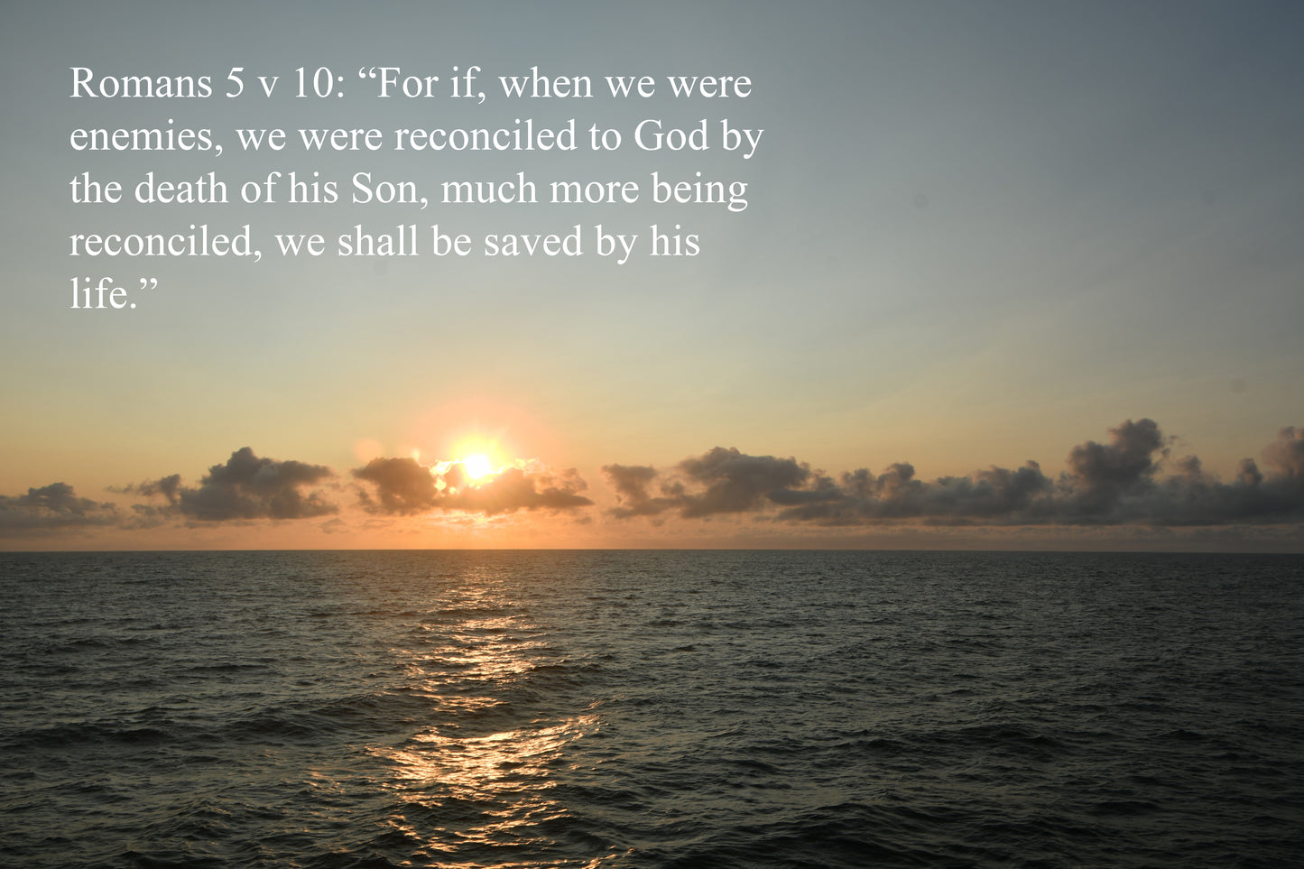 Romans 5 v 10