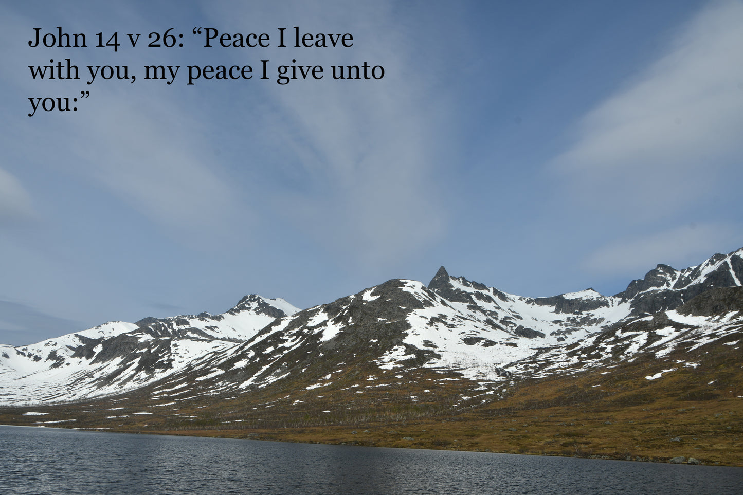 Arctic landscape cards with Biblical text Pack 2.